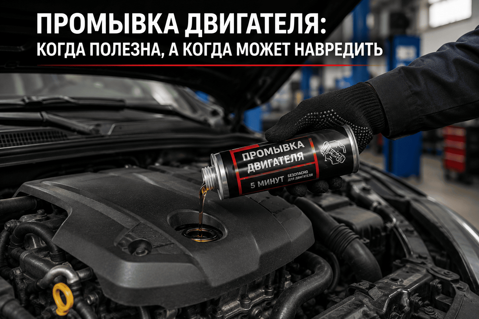 Промывка двигателя: когда полезна, а когда может навредить
