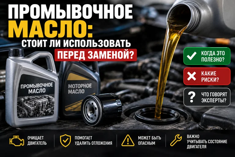 Промывочное масло: стоит ли использовать перед заменой